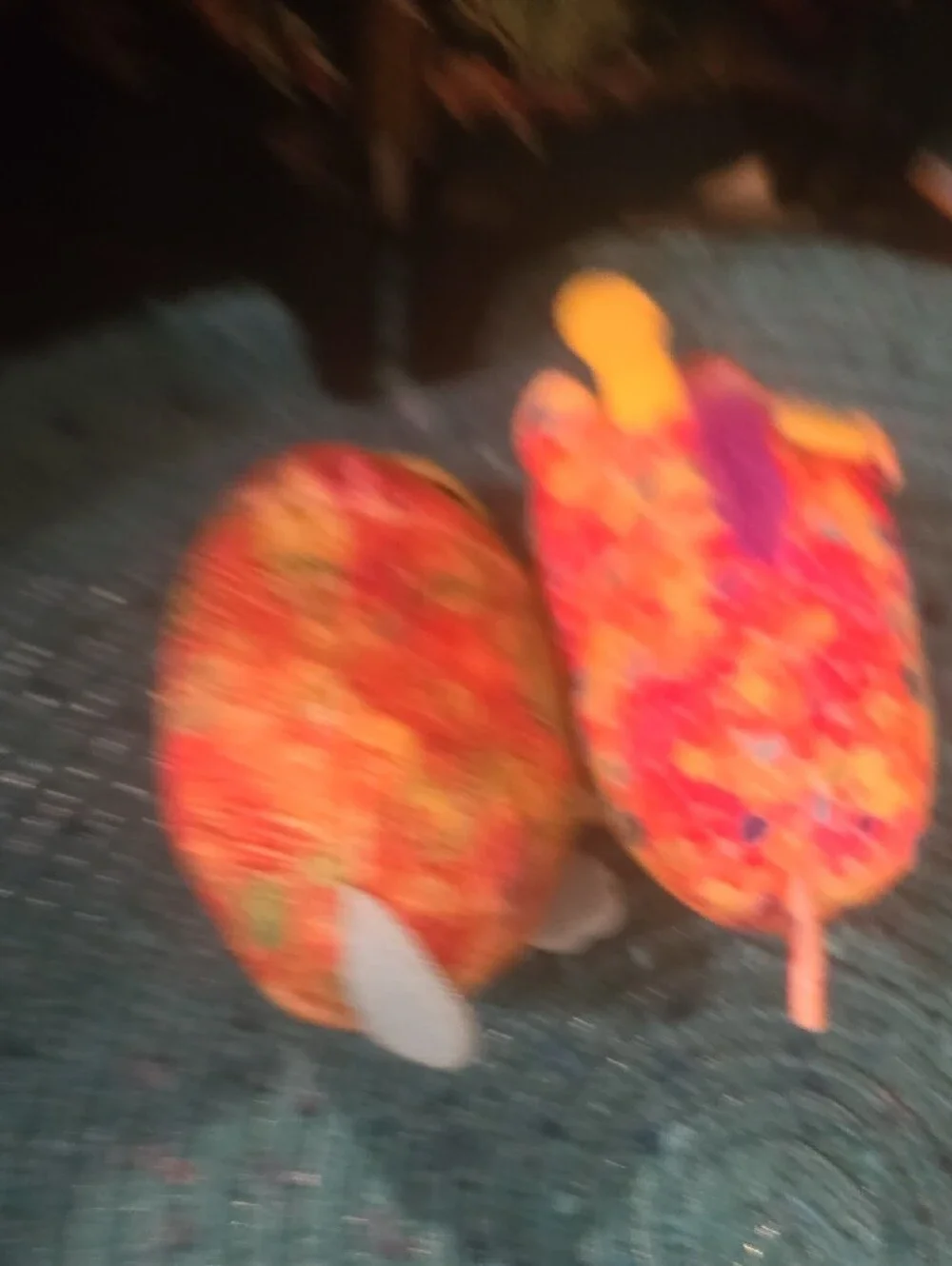Ty Bright Multi-Color Plush Small Pet Duo
